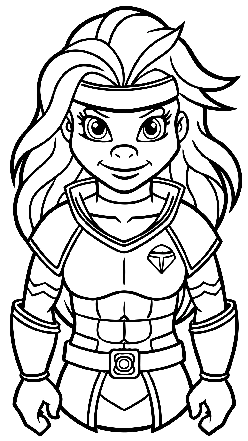 Vénus Girl tmnt coloriage